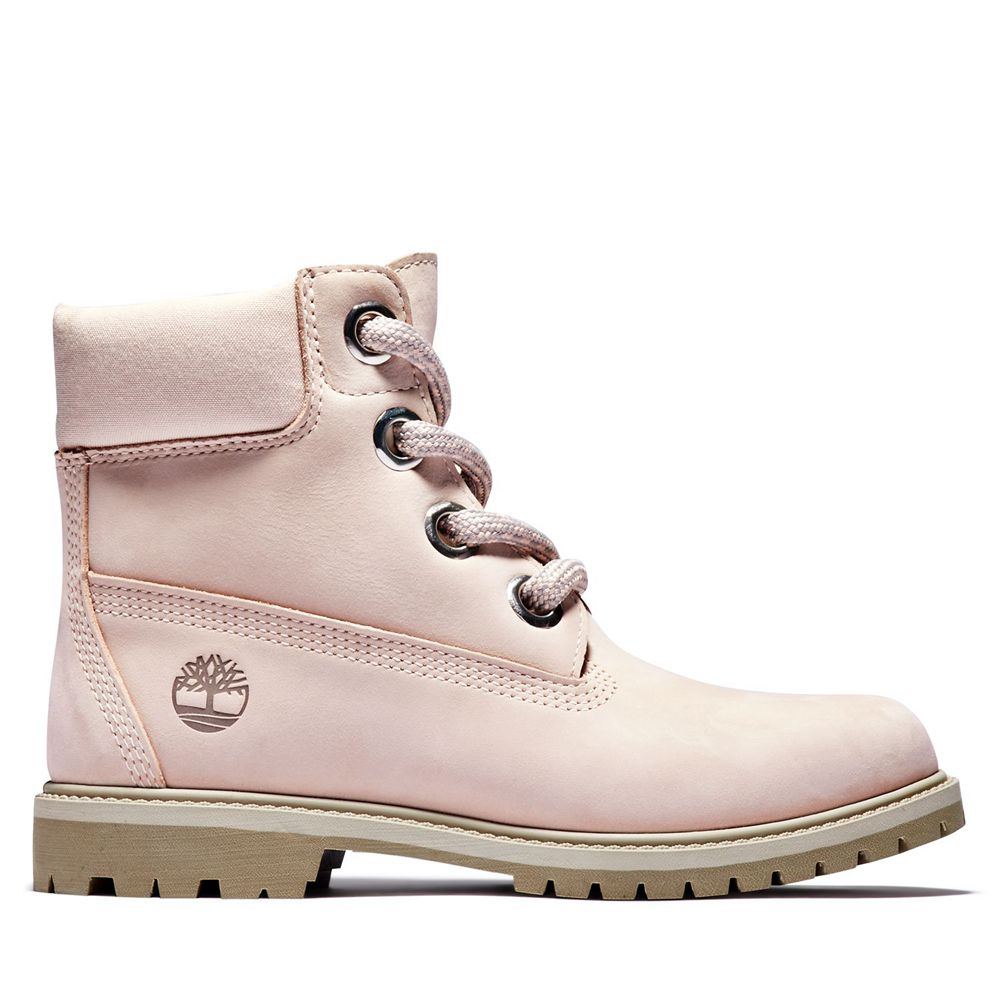 Timberland 6-Inch Μποτακια Γυναικεια Ροζ - Heritage Waterproof - Greece 3625901-AD